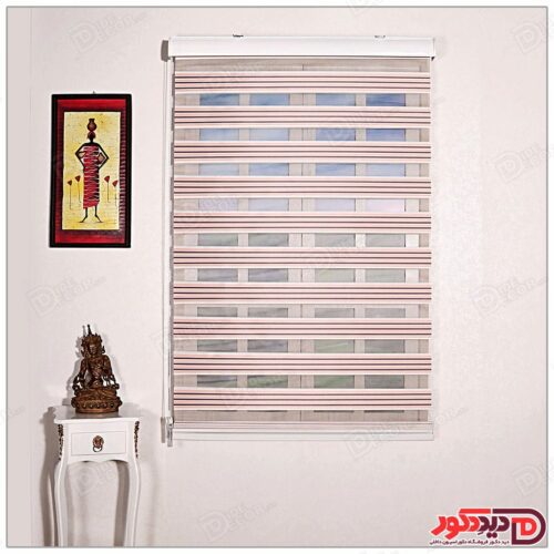 پرده زبرا ترک مدل پلیسه دار کد SN-883-4 - تصویر 5