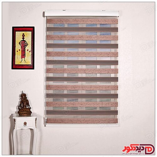 پرده زبرا ترک مدل پلیسه دار کد SN-2008-10 - تصویر 4